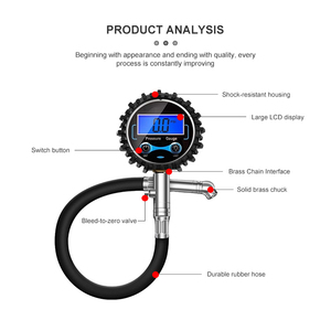 เครื่องวัดแรงดันลมยางเลเซอร์<span class=keywords><strong>230</strong></span> <span class=keywords><strong>PSI</strong></span> - Product Image 5