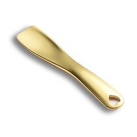 Spatules en métal pour crème cosmétique, massage facial, maquillage, avec logo personnalisé