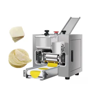 Máquina automática para envolver masa de Pizza Roti Momo Rollo de primavera Wonton Dumpling Gyoza Empanada Samosa máquina para hacer piel