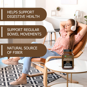 Wholesale Custom Psyllium Husk Powder Capsules Nourish Gut Microbiome Healthcare Products Fiber <b>Supplement</b> - Product Image 6