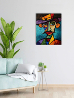 HAOWAI-Art Mural Vintage en Verre de Mozart pour Café et Salon, Vente en Gros, OEM