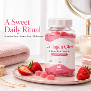 Bonbons Gommeux Éclat de la Peau pour Femmes : Soin Adulte, Antioxydant, Croissance Capillaire, L-Glutathion, Collagène et Vitamines - Product Image 2