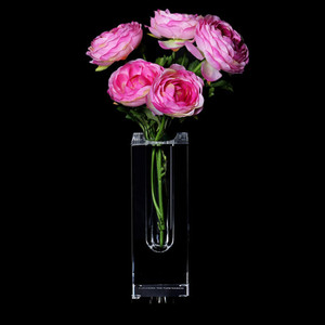 Vase à fleurs en cristal acrylique transparent, décoration de mariage, jardinière de salon, fleurs conservées, plantes, Vase Lucite - Product Image 6