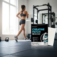 Patchs de créatine sportifs pour la récupération après l'entraînement, la construction musculaire et le soutien énergétique