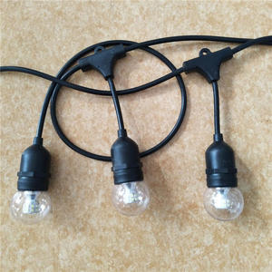 ग्रेड आउटडोर ip65 वाटरप्रूफ प्लास्टिक रिचार्जेबल s14 डाइमिबल बल्ब शटप्रूफ पैटियो स्ट्रिंग लाइट पार्टी कैफे बिस्ट्रो गर्म - Product Image 2