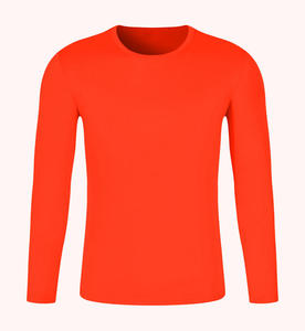 T-shirt de sport à manches longues pour équipe de marathon, uniforme de camp d'été, vêtement de travail, t-shirt culturel avec impression de logo, coupe ajustée, vente en gros. - Product Image 4