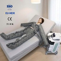 Système de thérapie par pression d'air intégral VU-IPC06 avec veste et pantalon à compression à 8 chambres pour drainage lymphatique professionnel
