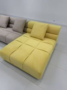 Ensemble de canapés en tissu modulables de luxe modernes canapé d'angle en forme de L meubles de salon modulaire en velours confortable maison hôtel - Product Image 3