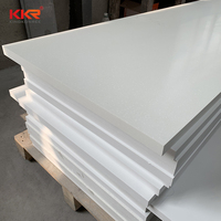 Étagère de présentation en surface solide acrylique KKR, écologique, ignifuge, imperméable, moderne, pour usage en centre commercial, grandes dalles de comptoirs et panneaux muraux