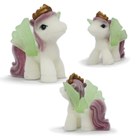 Figurine d'action de dessin animé WJ2401, mini-poupée avec ailes vertes, figurine de cheval volant d'anime, PVC floqué sûr, anti-stress pour enfants