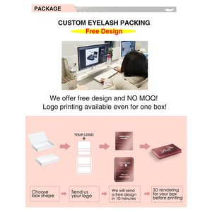 3d चुंबकीय eyelashes आईलाइनर निजी लेबल के साथ अशुद्ध मिंक lashes थोक चुंबकीय eyelashes - Product Image 3