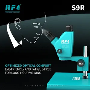 Microscopio Stereo Trinoculare RF4 S9R 7-74X con Zoom Continuo HD Ottico per Riparazione Schede Madri di Telefoni Cellulari e Strumento per Saldatura PCB - Product Image 4