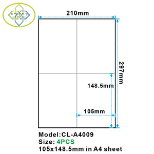 Trắng trống tự dính A4 30 lên nhãn Sheets 8.5x11 "vận chuyển Sticker mã vạch SKU nhãn - Product Image 1