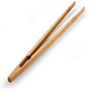 Pinces de cuisine Tailai, <span class=keywords><strong>pince</strong></span> à fruits pour toasts, fruits, pain, cornichons, pinces à <span class=keywords><strong>toast</strong></span> en <span class=keywords><strong>bambou</strong></span>, pinces à pain en bois. - Product Image 5