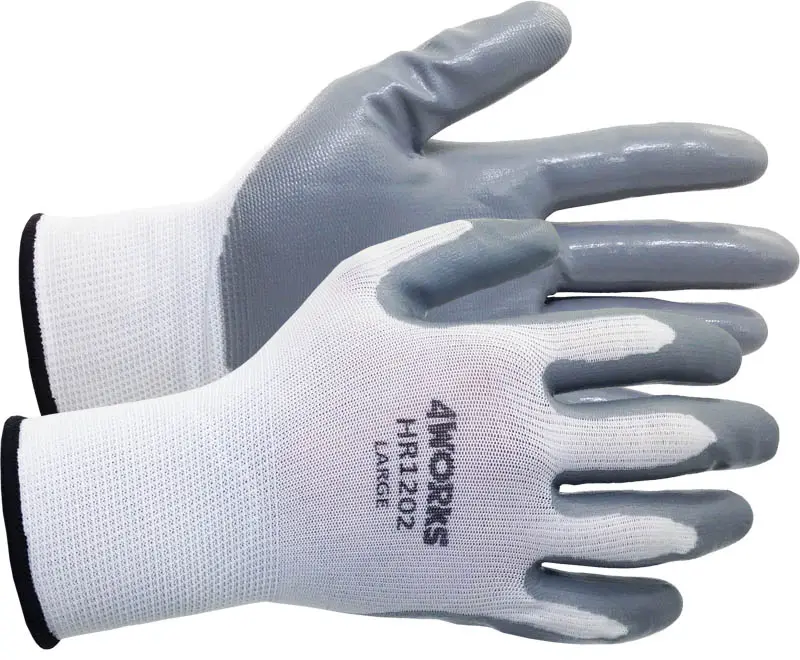 Ağır kimyasal nitril kaplamalı eldiven nitril kaplamalı eldiven jersey astar kaplamalı eldiven