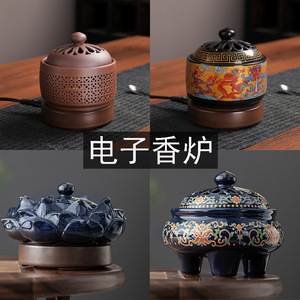 Prix d'usine Brûleur électrique en céramique pour huiles essentielles arabes, Veilleuse, Diffuseur d'arômes, Encensoir Mubkhar avec fonction de minuterie - Product Image 2