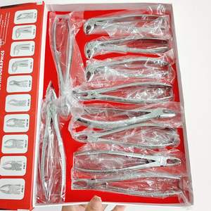 Pinze dentali per adulti set di dieci strumenti in acciaio inossidabile strumenti e strumenti per l'estrazione di denti minimamente invasivi - Product Image 5
