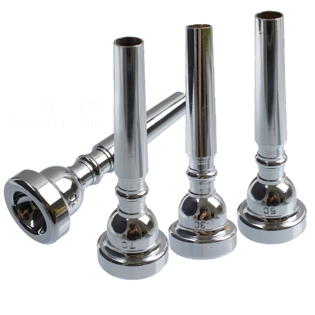 High Quality Chrome Professional Trumpet 3C/5/7C Mouth Piece Mouthpiece