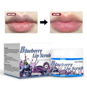Vente flash : Gommage exfoliant et hydratant pour lèvres foncées à la myrtille bleue naturelle, marque propre - Product Image 5