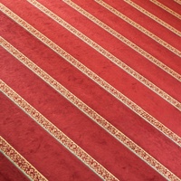 Tapis rouleau professionnel abstrait touffeté rouge en polypropylène, fabriqué à la machine, revêtement mural et de sol, tapis pour événements, fêtes et maison