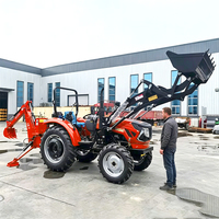 Traktor Pertanian Diesel YTO Termurah Mesin 50hp/60hp/70hp/80hp/90hp Roda 4WD Mini Traktor Pertanian 4x4 untuk Penggunaan Pertanian