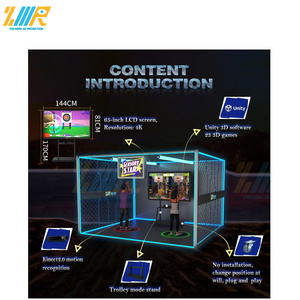 Trò chơi cảm biến chuyển động tương tác cơ thể 3D Kinect cho trẻ em với màn hình LCD di động 65 inch - Product Image 3