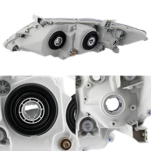 Nouveau semi-ensemble de <span class=keywords><strong>phares</strong></span> et feux de brouillard avant 10/11 American Gauge 12V 55W, ajustement universel - Product Image 5