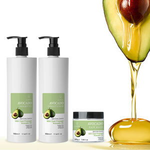 Shampooing et revitalisant hydratant à l'avocat Qquaker Private Label pour cheveux bouclés, masque réparateur pour cheveux abîmés - Product Image 2