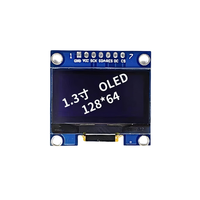 Módulo de Pantalla OLED con Controlador SH1106, Interfaz SPI, 1.3 Pulgadas, 128*64, Blanco/Azul, 3V/5V, 7 Pines