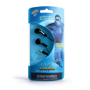 Auricolari MNJ con cavo, cuffie digitali in-ear, confezione da 12 pezzi - Product Image 1