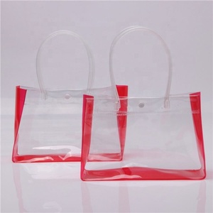 Bolsa enfriadora de vino de PVC transparente personalizada, bolsa de pie de champán transparente para almacenamiento de hielo de viaje y restaurante - Product Image 6