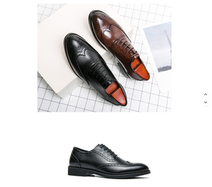 Zapatos Negros con Punta en Pico y Cordones, Parte Superior de Tejido, Suela de Goma Antideslizante, Entresuela de EVA para Todas las Temporadas - Product Image 2