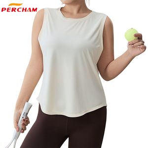 Débardeurs de course à pied avec logo personnalisé de haute qualité pour femmes - Product Image 2