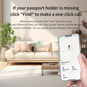 Cargador Inalámbrico con Certificación MFi, Baterí<span class=keywords><strong>a</strong></span> de Litio de 400 mAh, Cartera de Viaje con Navegación GPS para Dispositivos Inteligentes, de Cuero de Microfibra - Product Image 4