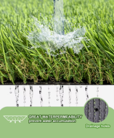 Gazon artificiel haute densité, durable, imperméable, ignifuge, écologique, 40 mm/10 mm/20 mm, pour intérieur, sport, jardin, doux