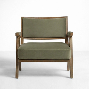 <span class=keywords><strong>Fauteuil</strong></span> de style provincial français OEM&ODM avec structure en chêne, chaise grise moderne pour salon, <span class=keywords><strong>fauteuil</strong></span> d'appoint <span class=keywords><strong>scandinave</strong></span> pour la maison et l'hôtel - Product Image 6