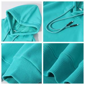 Sudaderas con Capucha de Forro Polar Grueso de Algodón y Poliéster para Otoño e Invierno, Personalizadas con Estampado, Color Sólido, para Hombre - Product Image 2