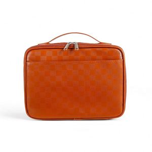 Sac isotherme portable en cuir PU, étanche, avec fermeture éclair, boîte à lunch, sac à glace pour étudiant - Product Image 4