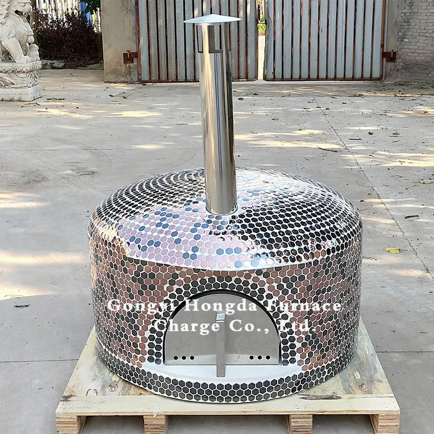 italy wood fired pizza oven 500 degree commercial outdoor clay ceramic burn wood oven pizza dome for sale