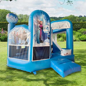 Frozen Themed <b>Inflatable</b> House & Jumping Castle PVC Material CE Certified 5-8 Person Capacity <b>Inflatable</b> House <b>Inflatable</b> - Product Image 2