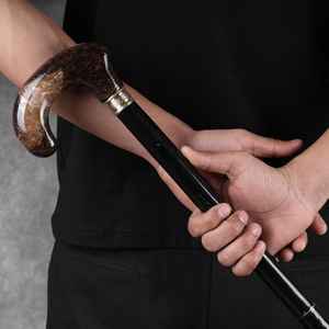 Ideal For Seniors And Outdoor <b>Walkers</b> The Resin Craft Resin & <b>Wooden</b> Walking Hand Stick Combines Lightweight Handling - Product Image 4