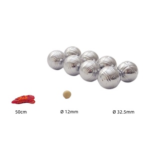 <span class=keywords><strong>ชุด</strong></span><span class=keywords><strong>ลูก</strong></span><span class=keywords><strong>เปตอง</strong></span>เหล็ก ZQURE รุ่น 608 ขนาด 32.5 มม. พร้อมดีไซน์ป้องกันสนิม และโลโก้แบบกำหนดเอง 8 <span class=keywords><strong>ลูก</strong></span> สำหรับความสนุกสนานกลางแจ้ง - Product Image 5