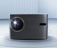 Mini projecteur intelligent pour cinéma maison, portable, 1080p Full HD, Android 9.0, LED LCD, 6500 lumens, utilisation home cinéma, 4K Pico intégré