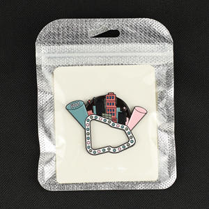 เข็มกลัดหมวกงานฝีมือทำจากโลหะเคลือ<span class=keywords><strong>บ</strong></span>นิ่มแฟชั่น - Product Image 6