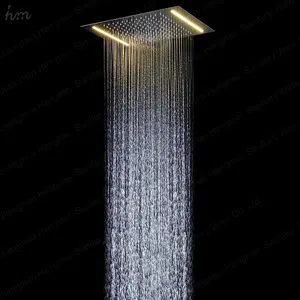 Banyo duş parça 14*20 inç elektrikli led tek renkli ışık banyo duş bölümü