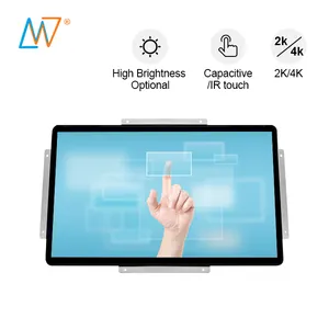 商用开放式框架监视器显示器电容式触摸屏框架lcd面板42英寸室内