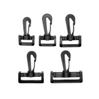 Sangle de fixation rotative en plastique pour bagages, boucle pivotante tactique en sangle, modèle B10, simplicité urbaine, accessoire pour équipement de camping en extérieur
