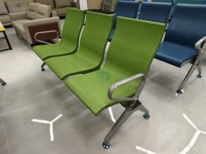 Sillas de Espera Públicas Foshan de 1, 2, 3, 4 y 5 Plazas, de Acero, Hierro, Cuero PU, para Hospital, Clínica, Aeropuerto, Oficina, Vestíbulo de Ferrocarril, Banco - Product Image 2