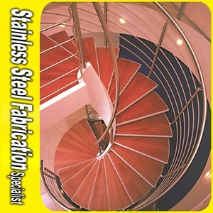 سلالم حلزونية مسبقة الصنع من الفولاذ المقاوم للصدأ عالية الجودة وصديقة للبيئة ومتينة بتصميم عصري للاستخدام الداخلي والخارجي - Product Image 6