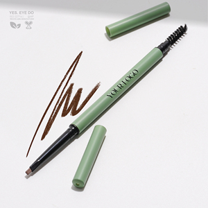 <span class=keywords><strong>Crayon</strong></span> à sourcils marron double embout, pointe biseautée, waterproof, couleur pastel, pour marque privée personnalisée - Product Image 2